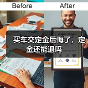 买车交定金后悔了，定金还能退吗（图1）