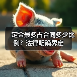 定金最多占合同多少比例？法律明确界定（图2）
