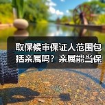 取保候审保证人范围包括亲属吗？亲属能当保证人吗？（图3）