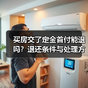 买房交了定金首付能退吗？退还条件与处理方式详解（图3）