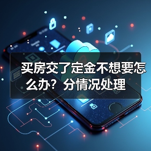 买房交了定金不想要怎么办？分情况处理（图1）