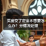 买房交了定金不想要怎么办？分情况处理（图4）