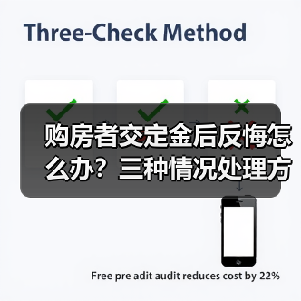 购房者交定金后反悔怎么办？三种情况处理方式详解（图1）