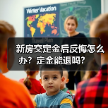 新房交定金后反悔怎么办？定金能退吗？（图1）