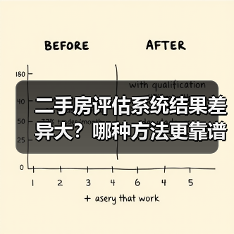 二手房评估系统结果差异大？哪种方法更靠谱？（图1）