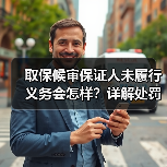 取保候审保证人未履行义务会怎样？详解处罚方式与法律后果
