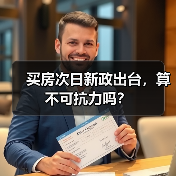 买房次日新政出台，算不可抗力吗？