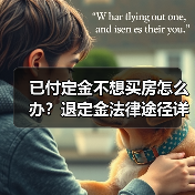 已付定金不想买房怎么办？退定金法律途径详解（图3）
