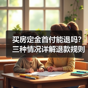 买房定金首付能退吗?三种情况详解退款规则(图4) 买房定金首付能退吗?三种情况详解退款规则(图4)