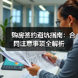 购房签约避坑指南：合同注意事项全解析（图3）