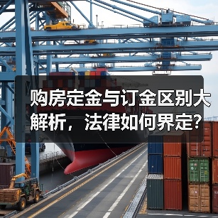 购房定金与订金区别大解析，法律如何界定？（图1）
