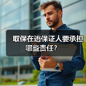 取保在逃保证人要承担哪些责任？（图3）