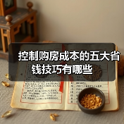 控制购房成本的五大省钱技巧有哪些(图3) 控制购房成本的五大省钱技巧有哪些(图3)