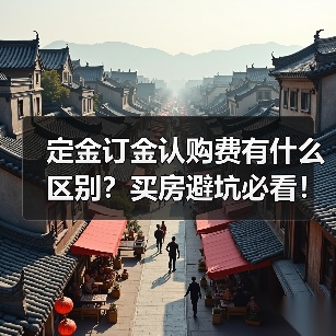定金订金认购费有什么区别?买房避坑必看!(图2) 定金订金认购费有什么区别?买房避坑必看!(图2)