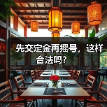 先交定金再摇号,这样合法吗?(图1) 先交定金再摇号,这样合法吗?(图1)