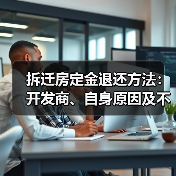 拆迁房定金退还方法:开发商、自身原因及不可抗力处理(图4) 拆迁房定金退还方法:开发商、自身原因及不可抗力处理(图4)