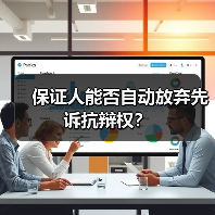 保证人能否自动放弃先诉抗辩权？（图2）