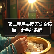 买二手房交两万定金反悔,定金能退吗(图3) 买二手房交两万定金反悔,定金能退吗(图3)