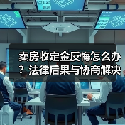 卖房收定金反悔怎么办？法律后果与协商解决指南（图2）