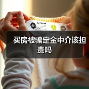买房被骗定金中介该担责吗（图1）