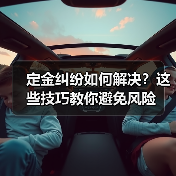 定金纠纷如何解决?这些技巧教你避免风险(图2) 定金纠纷如何解决?这些技巧教你避免风险(图2)