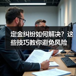 定金纠纷如何解决?这些技巧教你避免风险(图3) 定金纠纷如何解决?这些技巧教你避免风险(图3)