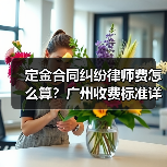 定金合同纠纷律师费怎么算?广州收费标准详解(图3) 定金合同纠纷律师费怎么算?广州收费标准详解(图3)