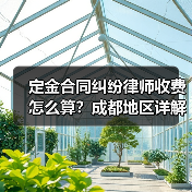 定金合同纠纷律师收费怎么算?成都地区详解(图4) 定金合同纠纷律师收费怎么算?成都地区详解(图4)