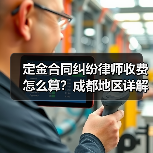 定金合同纠纷律师收费怎么算?成都地区详解(图3) 定金合同纠纷律师收费怎么算?成都地区详解(图3)