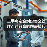 二手房定金纠纷怎么处理?详解合同解决技巧(图1) 二手房定金纠纷怎么处理?详解合同解决技巧(图1)