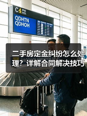 二手房定金纠纷怎么处理?详解合同解决技巧(图2) 二手房定金纠纷怎么处理?详解合同解决技巧(图2)