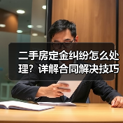 二手房定金纠纷怎么处理?详解合同解决技巧(图3) 二手房定金纠纷怎么处理?详解合同解决技巧(图3)