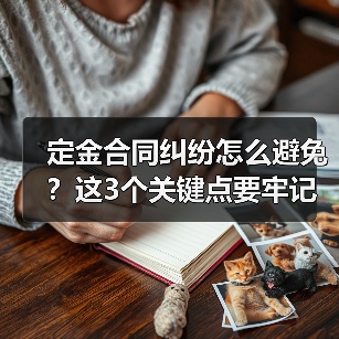定金合同纠纷怎么避免?这3个关键点要牢记(图3) 定金合同纠纷怎么避免?这3个关键点要牢记(图3)