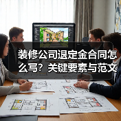 装修公司退定金合同怎么写?关键要素与范文解析(图2) 装修公司退定金合同怎么写?关键要素与范文解析(图2)