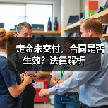 定金未交付，合同是否生效？法律解析（图1）