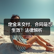 定金未交付，合同是否生效？法律解析（图2）
