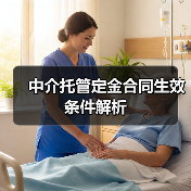 中介托管定金合同生效条件解析(图1) 中介托管定金合同生效条件解析(图1)