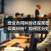 定金合同纠纷还是房屋买卖纠纷?如何区分处理?(图4) 定金合同纠纷还是房屋买卖纠纷?如何区分处理?(图4)