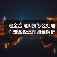 定金合同纠纷怎么处理?定金返还规则全解析(图4) 定金合同纠纷怎么处理?定金返还规则全解析(图4)