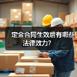 定金合同生效后有哪些法律效力?(图4) 定金合同生效后有哪些法律效力?(图4)