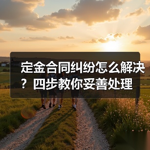 定金合同纠纷怎么解决?四步教你妥善处理(图2) 定金合同纠纷怎么解决?四步教你妥善处理(图2)