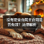 没有定金合同主合同是否有效？法律解析（图2）