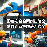 购房定金合同纠纷怎么处理?四种解决方案全解析(图3) 购房定金合同纠纷怎么处理?四种解决方案全解析(图3)