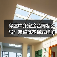 房屋中介定金合同怎么写?完整范本格式详解(图4) 房屋中介定金合同怎么写?完整范本格式详解(图4)