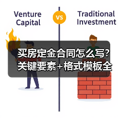 买房定金合同怎么写?关键要素+格式模板全解析(图1) 买房定金合同怎么写?关键要素+格式模板全解析(图1)