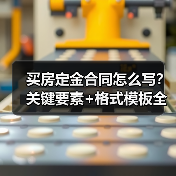 买房定金合同怎么写?关键要素+格式模板全解析(图2) 买房定金合同怎么写?关键要素+格式模板全解析(图2)