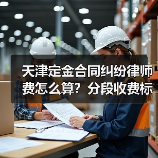 天津定金合同纠纷律师费怎么算？分段收费标准详解（图3）