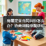 房屋定金合同纠纷怎么办?协商调解仲裁诉讼四步解决方法(图3) 房屋定金合同纠纷怎么办?协商调解仲裁诉讼四步解决方法(图3)