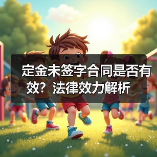 定金未签字合同是否有效?法律效力解析(图3) 定金未签字合同是否有效?法律效力解析(图3)
