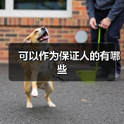 可以作为保证人的有哪些（图4）